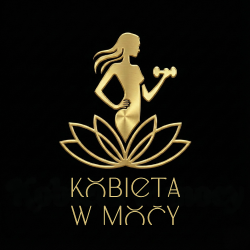 Kobieta w mocy logo kompresja